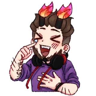 😂 emoji Asmedaj stik Telegram sticker 8 of 12