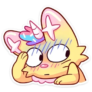 😳 emoji Уютненький Кэнди Кэт (@TgSticker) Telegram sticker 11 of 48