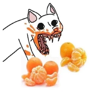 🍊 emoji Смешно Telegram sticker 5 of 29