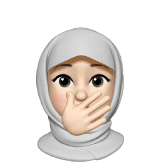🤭 emoji Muslima (insta: shimbayskie) Telegram sticker 16 of 38