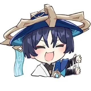 👄 emoji Скарамуш муж Telegram sticker 24 of 59