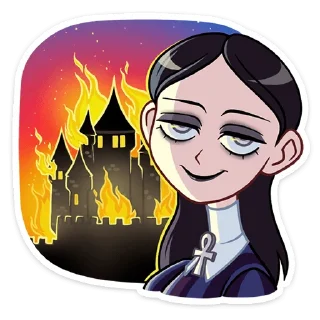 🔥 emoji Аннабель :: @stickroom Telegram sticker 16 of 48
