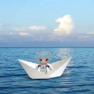 ⛵️ emoji Rei plush by @Sosnova_shyshechka Telegram sticker 6 of 66