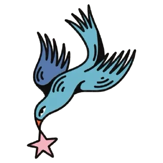🐦 emoji Old school @DozaEmoji Telegram sticker 16 of 100