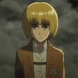 😞 emoji Armin @animemomentQ Telegram sticker 20 of 25