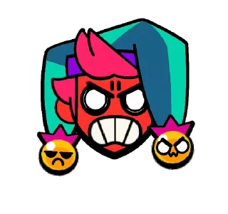 🤬 emoji Chester Pins @BrawlStarsStik Telegram sticker 4 of 15