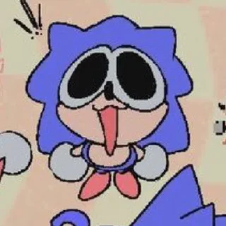 🟦 emoji Sonic Telegram sticker 23 of 41