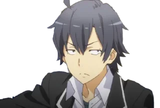 😐 emoji Yahari Ore no Seishun | @animelover9 Telegram sticker 9 of 51