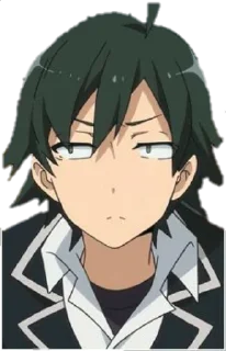 😐 emoji Yahari Ore no Seishun | @animelover9 Telegram sticker 13 of 51