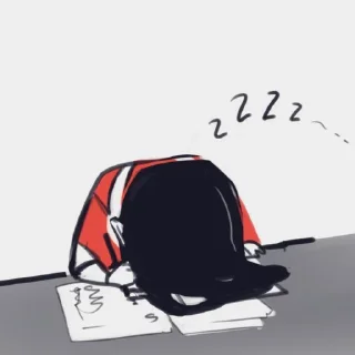 😴 emoji ♡Хуа Чэн♡ Telegram sticker 24 of 35