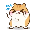 Sticker from Chloe the hamster