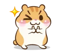 Sticker from Chloe the hamster