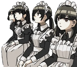 😐 emoji ふみ maids Telegram sticker 17 of 24