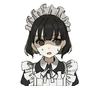 😰 emoji ふみ maids Telegram sticker 6 of 24