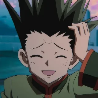 😅 emoji HxH @anime_sticks Telegram sticker 6 of 30