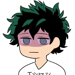 🌿 emoji Midoriya Telegram sticker 22 of 87