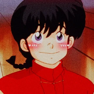☺️ emoji Ranma 1/2 @pyrozochek Telegram sticker 23 of 109