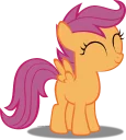 ☺️ emoji Scootaloo Telegram sticker 5 of 31