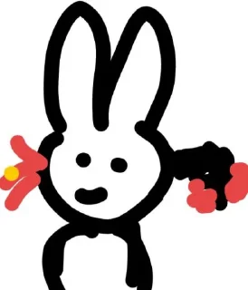 😦 emoji blat rabbit Telegram sticker 8 of 48