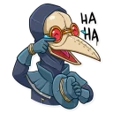 😂 emoji Plague M. D. Telegram sticker 1 of 35