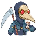 ⏳ emoji Plague M. D. Telegram sticker 17 of 35