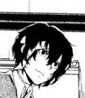 Sticker from Dazai/Dostoevsky by @Milv_shibu