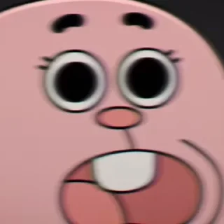 😮 emoji gumball Telegram sticker 5 of 53