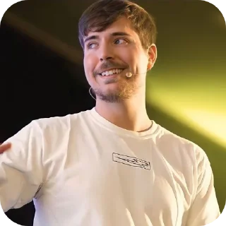 🙂 emoji Мистер бист стесняшка @TgEmodziBot Telegram sticker 6 of 29