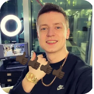 💍 emoji Мистер бист стесняшка @TgEmodziBot Telegram sticker 7 of 29