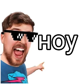 😍 emoji Мистер бист 3 Telegram sticker 19 of 24