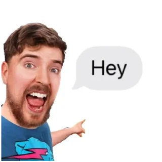👋 emoji Мистер бист 3 Telegram sticker 21 of 24