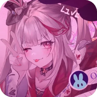 🫥 emoji Miss Sparxie^^@fnafintertement @sakura_moshi Telegram sticker 9 of 30