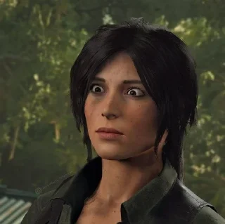Sticker from LaraCroft SOTTR/ROTTR@awhellno