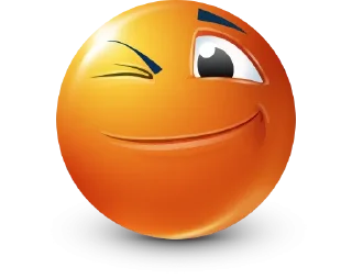Sticker from Orange Face Emoji @TgSticker @MoiStikiBot