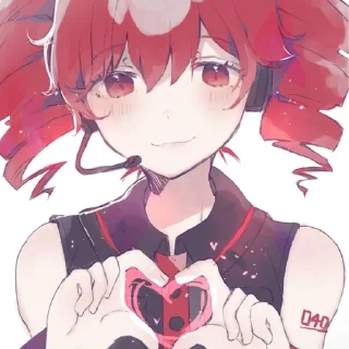 ❤️ emoji teto kasane Telegram sticker 8 of 26