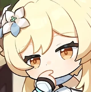 🤔 emoji Муд Люмин Telegram sticker 23 of 37