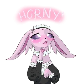 🥵 emoji Pokemon Maids (@pomegranate_fox) Telegram sticker 14 of 25