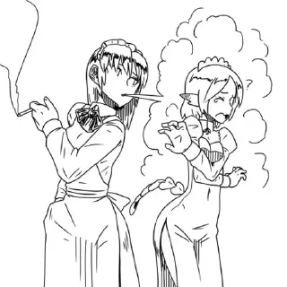 🚬 emoji Nijiura Maids Telegram sticker 14 of 36