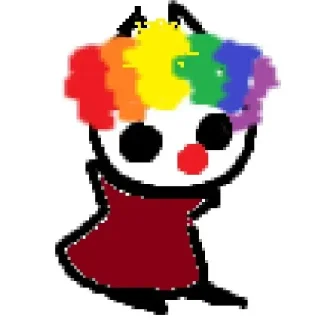 🤡 emoji Хуйня стикеры Telegram sticker 13 of 52
