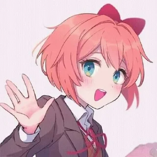 Sticker from ~Sayori arts~ by @Raspberry_kitty