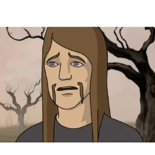 😰 emoji metalocalypse:by Мох Telegram sticker 21 of 44