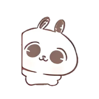 🤍 emoji ⌁ ꒰ ິ◞ ◟꒱ິ 1 маршмэллоу ෆ @hugswcots Telegram sticker 17 of 40