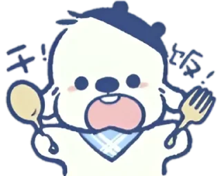 Sticker from ꒰ ິ◞ ◟꒱ິ мафин ! @hugswcots