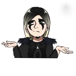 🤷‍♀️ emoji Artem Neverlove Telegram sticker 19 of 23