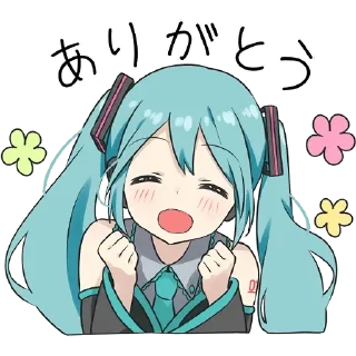 😄 emoji hatsune miku^^ Telegram sticker 5 of 23