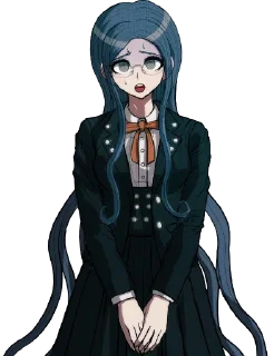 😰 emoji 💙 Shirogane Tsumugi by @wanna_s_l_e_e_p 💙 Telegram sticker 13 of 120