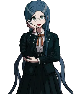😅 emoji 💙 Shirogane Tsumugi by @wanna_s_l_e_e_p 💙 Telegram sticker 18 of 120