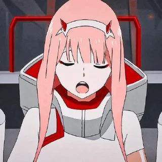 🌟 emoji Zero Two • @Earth928B Telegram sticker 8 of 50
