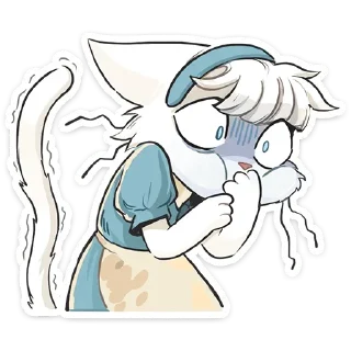🐱 emoji БОЛЬШЕ ⇨ @VKSTICKERSTG КОШЕЧКА МИЯ Telegram sticker 20 of 52