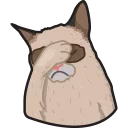 😑 emoji Facepalm Stickers by Gudim Telegram sticker 14 of 23